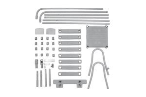 Bestway 58332 dễ dàng thiết lập flowclear hồ bơi phụ kiện kim loại khung an toàn hồ bơi thang - Product Image 6