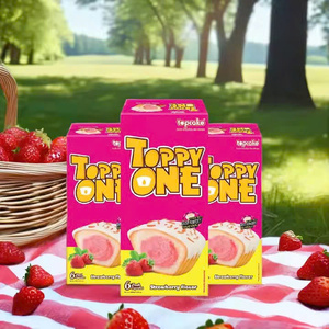 ToppyOne 30g Premium Fraise Crème Rempli Gâteau Doux Prêt à Manger Fabriqué au Vietnam Catégorie de Dessert Exporté vers la Thaïlande - Product Image 4