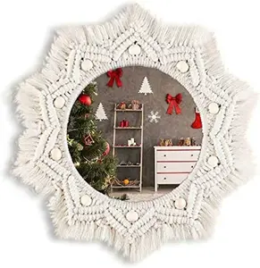 กระจกตกแต่งบ้านหรูหราติดผนังกระจกโลหะเหล็กสไตล์โมเดิร์นสำหรับตกแต่งผนังบ้าน - Product Image 1