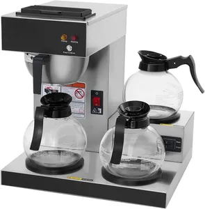 Meilleure vente : Cafetière commerciale scellée en usine, 12 tasses, pour café filtre, avec 3 niveaux inférieurs, prête à être expédiée - Product Image 5