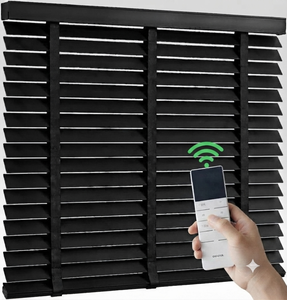 Factory Direct Custom Size Electric Motorized Wooden Solid Wood Venetian <strong>Blinds</strong> Persiana with Remote Smart Voice Control - Product Image 6