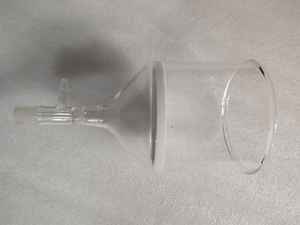 Entonnoir en verre borosilicate MAYALAB 1000 ml avec disque filtrant fritté, largeur de sortie 10 mm, joint intérieur pour laboratoire sous vide - Product Image 4