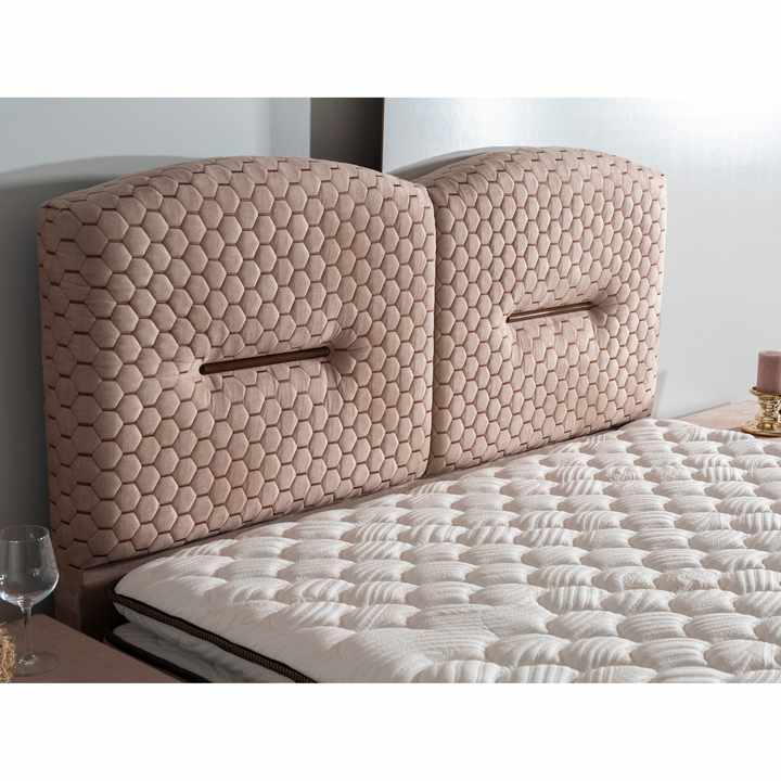 Lotus MBL1006 Double Bed Base and Headboard Set 140x200-Quality Bedding