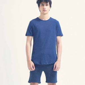 Américain Unisexe-Adulte Tri-Blend Crewneck Short Sleeve Track T-Shirt Custom Logo Own Design Solid Short Sleeve Custom Logo - Product Image 2