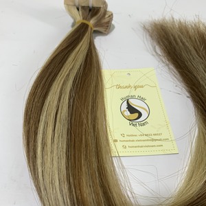 Extensions de cheveux humains 12/22 humains, prix de gros, couleur Piano, naturel, droit, européen, 100% - Product Image 6