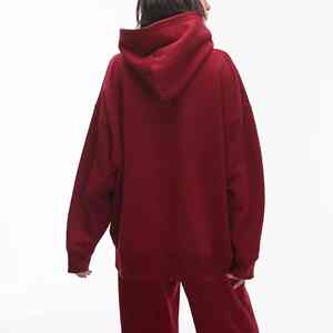 Sweat-shirt pour femme de haute qualité, épais, en polaire, confortable, coupe ample, surdimensionné, avec poignets côtelés extensibles - Product Image 2