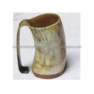 Taza de cuerno Irregular para beber cerveza, decoración interior, diseño único - Product Image 3