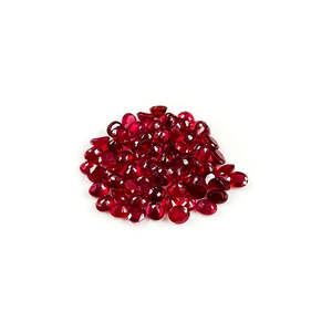 Rubis naturel de Bangkok, pierres précieuses en vrac, ovales calibrées 7x8mm 8x9mm, taille brillant, taille émeraude, taille coussin, taille poire, rouge créé en laboratoire - Product Image 4