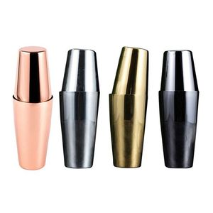 Hot Luxury Design Bar Boston Cocktail Shaker Color dorado Buena calidad Metal Martini Shaker para Home Bar and Club - Product Image 5