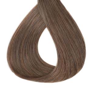 ผมต่อแบบ Remy ขนาด 8 นิ้ว สีน้ำตาลซินนามอน แบบ Jerry Curly - Product Image 1