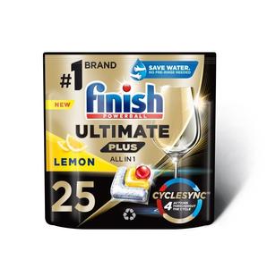 Cápsulas para Lavavajillas Finish Powerball Ultimate Plus Todo en 1, 25 Unidades (Paquete Compacto) - Product Image 5