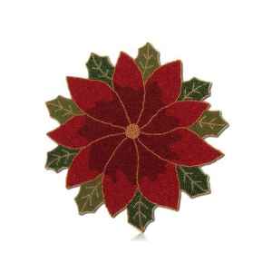 Hot Selling 2022 Embroidered Glass Beads Red Color Placemats Direct Factory Sale From India Wholesale Price - Product Image 2