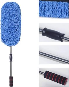 Producción de fábrica Zhenda, mango extensible de microfibra, plumero de limpieza de polvo para coche multiusos Interior - Product Image 4