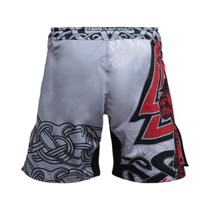 Pantalones Cortos de Entrenamiento de Muay Thai, MMA, Boxeo y Kickboxing para Hombre, de Alta Calidad OEM, con Logotipo Personalizado en la Parte Delantera, de Secado Rápido, Transpirables, para Artes Marciales - Product Image 4