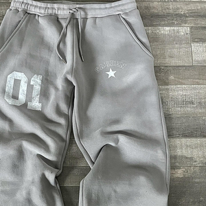 กางเกงวิ่งขายาวผ้าคอตตอนขาตรงทรงหลวมพิมพ์ลายหน้าจอเทอร์รี่กางเกงวิ่งทรงหลวม - Product Image 4