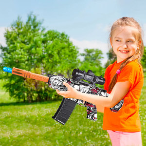 Lanciatore Automatico di Palline d'Acqua Gel ad Alta Velocità, Modello M4A1 e Pistole, con Batteria, in Plastica e Metallo - Product Image 2