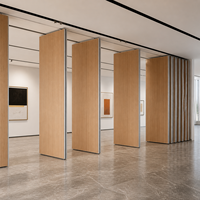 Cloison pliante réglable sur rail de plafond pour gymnase scolaire |   Salles d'apprentissage, salles de séminaire, espaces modulaires écologiques