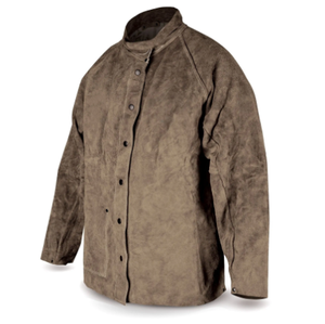 Chaqueta de cuero de soldadura para hombre, chaqueta de cuero de soldadura para hombre - Product Image 4