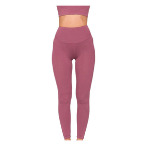 Leggings de yoga pour femmes en gros, vêtements de sport solides, taille mi-haute, effet push-up, faible MOQ, taille élastique, fabriqués au Pakistan - Product Image 1