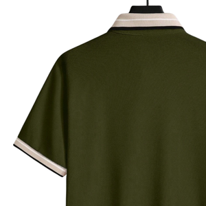 Camisa Polo Sólida para Hombre, Manga Corta, Cuello Casual, Cierre de Botones, Corte Regular, Uso Diario de Verano, Ropa Clásica de Moda - Product Image 4