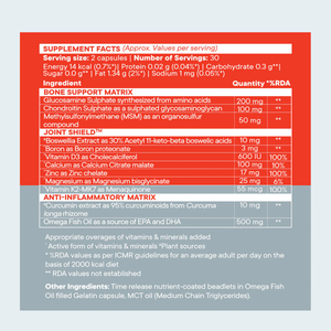 Soporte avanzado para huesos y articulaciones con calcio, D3, K2 y magnesio para fuerza, densidad y movilidad - Product Image 2