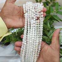 Perles en vrac d'agate blanche de 8 mm, prix d'usine en gros, perles de cristal naturel authentiques, décoration Feng Shui pour la maison