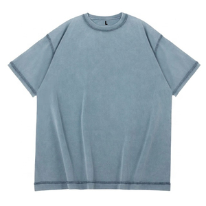 Dernier design 2026 T-shirts en coton uni de haute qualité pour hommes, T-shirts unisexes, coupe ajustée, prix abordable, unisexe - Product Image 3