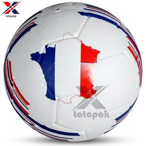 Balón de Fútbol Profesional para Entrenamiento, Diseño de Logotipo Personalizado, Tamaño Oficial 5, Alta Calidad, Duradero, Uso en Exteriores, de Fábrica - Product Image 4