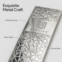 Label Pakaian Desain Kuningan Kosong Hadiah Terbaru Logam Emas Kustom