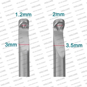 Poussoir de nœuds laparoscopique manuel de haute précision, instrument chirurgical orthopédique en acier inoxydable allemand, certifié CE/ISO, Vaslcare - Product Image 2