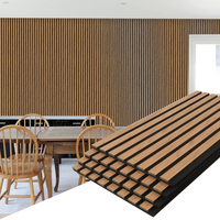 Paneles Acústicos de Madera, Paneles Decorativos Absorbentes de Sonido de MDF y Fieltro de Roble, Paneles de Reducción de Ruido para Estudio y Oficina