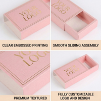 Boîte d'emballage personnalisée pour accessoires capillaires avec logo, boîte à bijoux de luxe en papier pour chouchous, pinces à cheveux, bandeaux – Vente en gros