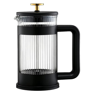 Caffettiera French Press in Vetro Borosilicato da 600ml con Filtro in Acciaio Inox, Teiera Portatile, Vendita all'Ingrosso - Product Image 1