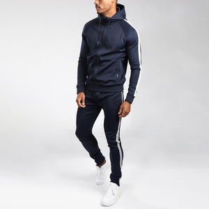 Conjunto de 2 piezas para hombre con logotipo personalizado, nuevo diseño, Cargo Sudadera con capucha y pantalones de gran tamaño, chándal de lana ecológico con logotipo personalizado - Product Image 1