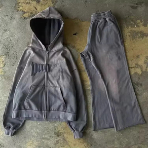 Trajes Deportivos para Hombre con Lavado Ácido, Hechos a Medida, de Secado Rápido y Estilo Urbano, Tallas Grandes, Temporada de Invierno, Color Personalizado, Servicio OEM, Precio de Fábrica - Product Image 4