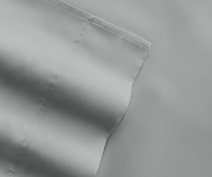 Ensemble de draps de lit Queen 4 pièces de qualité d'exportation, gris clair, doux et confortable, 400 fils, design disponible en gros - Product Image 2