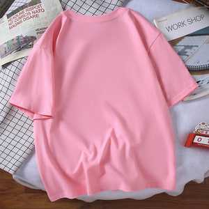 Venta al por mayor de alta calidad logotipo personalizado Camiseta 100% algodón camiseta Unisex Color sólido cuello redondo manga corta Camiseta en blanco para hombres - Product Image 2