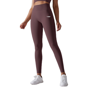 Mallas de mujer para yoga y gimnasio con logotipo personalizado OEM, mallas deportivas de compresión hechas a medida, mallas de mujer - Product Image 1