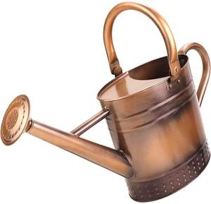 Classic Design Watering Can <b>for</b> Planter Flowers <b>Garden</b> & Home Watering Can Decor Copper Color Metal Watering Can <b>Garden</b> Supplies - Product Image 3