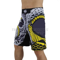 Shorts de compression MMA pour hommes, respirants, séchage rapide, Spandex/Nylon, taille ajustable pour une performance et une flexibilité améliorées