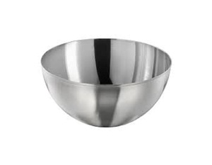 Bol à fruits en métal de forme ronde personnalisé, élégant et unique, fait à la main, bol à fruits en métal indien fait à la main de table en gros - Product Image 3