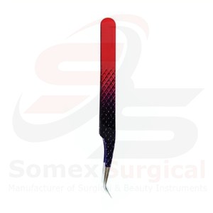 Pince à épiler en acier inoxydable de haute qualité pour extension de cils professionnels - Product Image 6