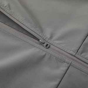 เสื้อฮู้ดมีซิปแบบรูดซิปสำหรับผู้ชายไซส์ใหญ่พิเศษพอดีตัวเปิดไหล่มีซิปโอเวอร์ไซส์แบบรูดซิปไซส์ใหญ่พิเศษ - Product Image 3