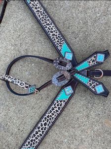 Cabestro de cuerda con cuentas de nailon suave y cómodo para entrenar caballos, cuentas multicolores, proveedor indio de cuero para montar a caballo - Product Image 3