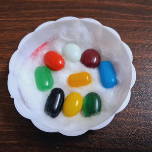 Piedra preciosa de rubí sintético de la India, piedra suelta de rubí creada por Asscher Lab con pequeñas grietas e inclusiones - Product Image 1