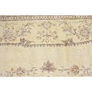 Alfombra de lana turca Vintage de estilo clásico, 2x8,3 pies, diseño de retazos marrón Beige, látex Para áreas grandes, forma rectangular para vivir - Product Image 5