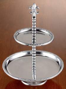 Présentoir en aluminium pour service de gâteaux, plateau de service pour collations et aliments, centre de table, outil pour gâteau, produit exigeant - Product Image 3