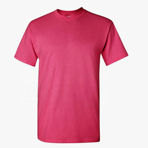 T-shirts pour hommes personnalisés coupe ajustée unisexe prix de gros d'usine unisexe coton polyester pas cher blanc uni - Product Image 4