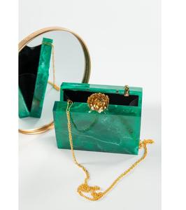 Pochette en résine artisanale de luxe pour femmes |   Sac à main élégant pour soirée - Product Image 2