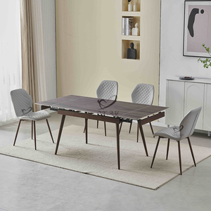 Tavolo da Pranzo Moderno Pieghevole ed Estensibile in MDF per Sala da Pranzo e Cucina - Product Image 3